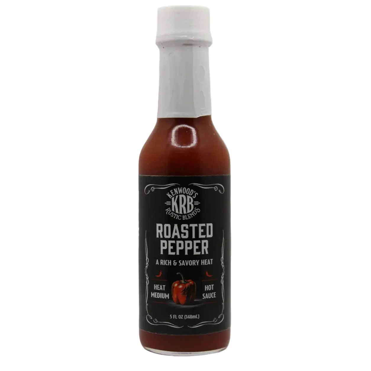 Roasted Pepper Hot Sauce  5oz.