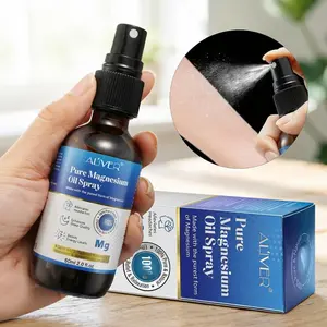 Aliver Pure Magnesium Oil Spray 60ML, Natural Ingredients, Easy Absorption, Gentle on Skin, Full Body Care, Mild and Comfortable