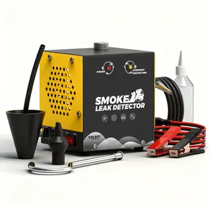 SOLARY Mini Smoke Leak Detector with Built-in Air Pump – Compact EVAP & Vacuum Leak Tester for 12V Cars, Trucks & Motorcycles