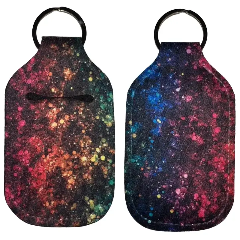 3D glitter multi color hand sanitizer holder new