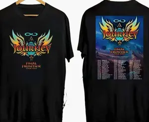Journey Band Final Frontier Tour 2026 Schedule Tour Dates T-Shirt F