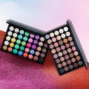 40-Color Eyeshadow Palette with Brush, Long-Lasting and Versatile Shades Suitable for All Makeup Styles, Featuring a High-Quality Portable Color Mixing Palette, Glitter Eyeshadow Palette, Makeup, Comestics, Perfect Gift2