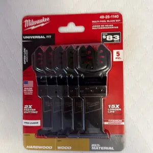 Milwaukee multi-tool blade set