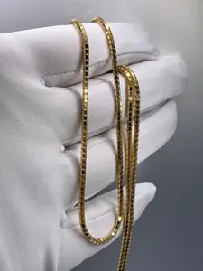 10K Gold Box Link Chain
