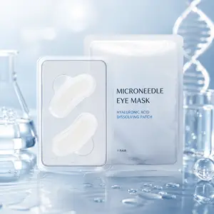 Dissolving Microneedle Eye Patches for Puffiness & Dark Circles， Under Eye Hydrating Pads with Hyaluronic Acid & Peptides， Vegan Hydrogel Masks for Wrinkles & Fine Lines，1 Pair Xoirginal