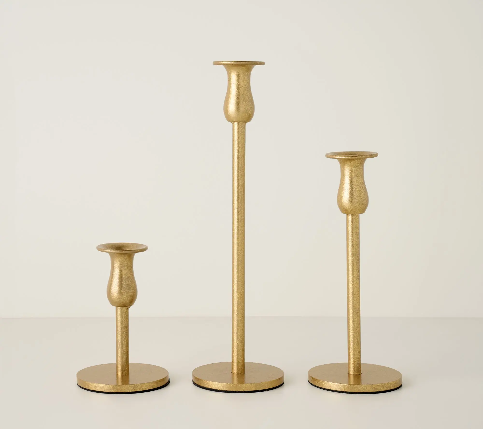 Mrs. H by Dee Hilfiger S/3 Metal Candlestick Holders Mrs. H by Dee Hilfiger S/3 Metal Candlestick Holders