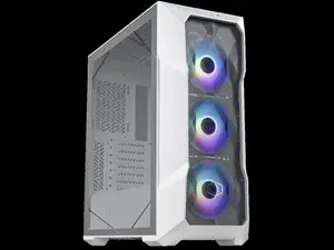 Cooler Master TD500V2-WGNN-S00 3x 120mm ARGB Fans, USB 3.2 Gen 2 Type C, 360 Radiator Mesh V2 Gaming Airflow ATX Mid-Tower Case, White
