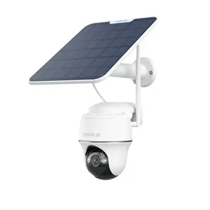 Reolink Argus PT Ultra with Reolink Solar Panel 2 4K 8MP Wireless PT Battery Security Camera with Spotlights