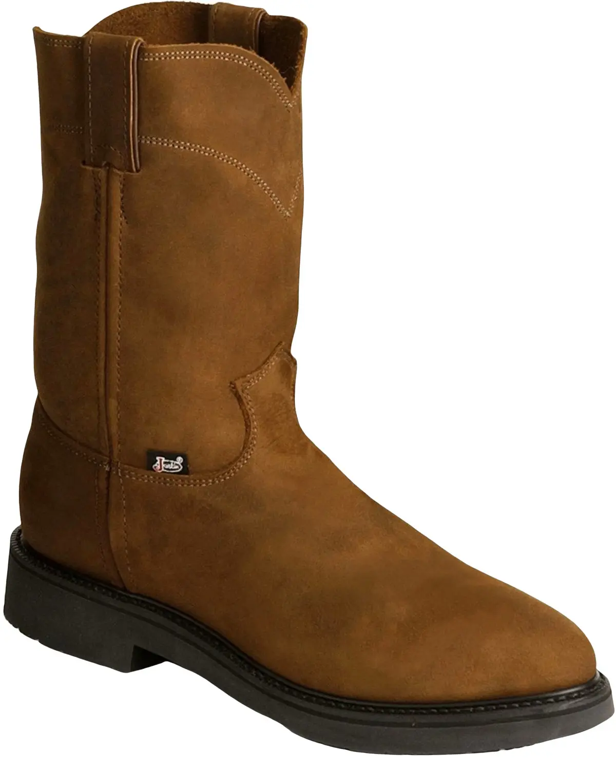 Justin Men's Men'S Conductor Electrical Hazard Pull-On Work Boot Soft Toe - 4760