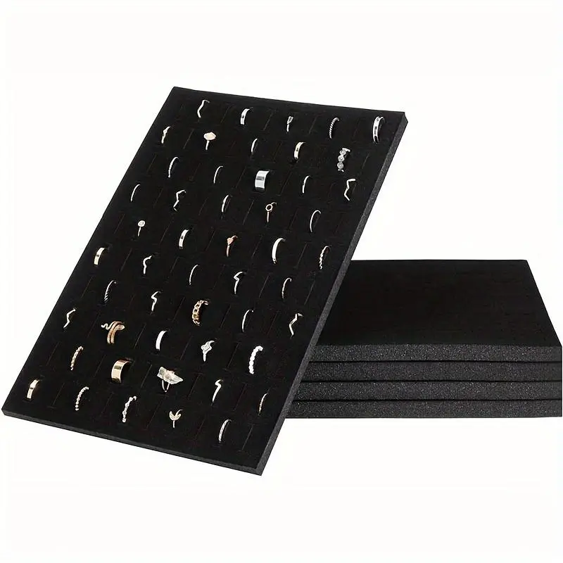 Ring storage box, Organiser, used for storing and displaying jewelry, jewelry storage box, Organizers, Compartmentalized, Divided Compartments