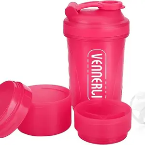 600ML Shaker Cup with Stirrer, Three Compartments for Protein Powder, Meal Replacement, Snacks, Portable Leak-Proof, Ideal for Fitness, Students, Outdoor Use。 protein shaker、fitness bottle、gym water cup、meal prep cup。