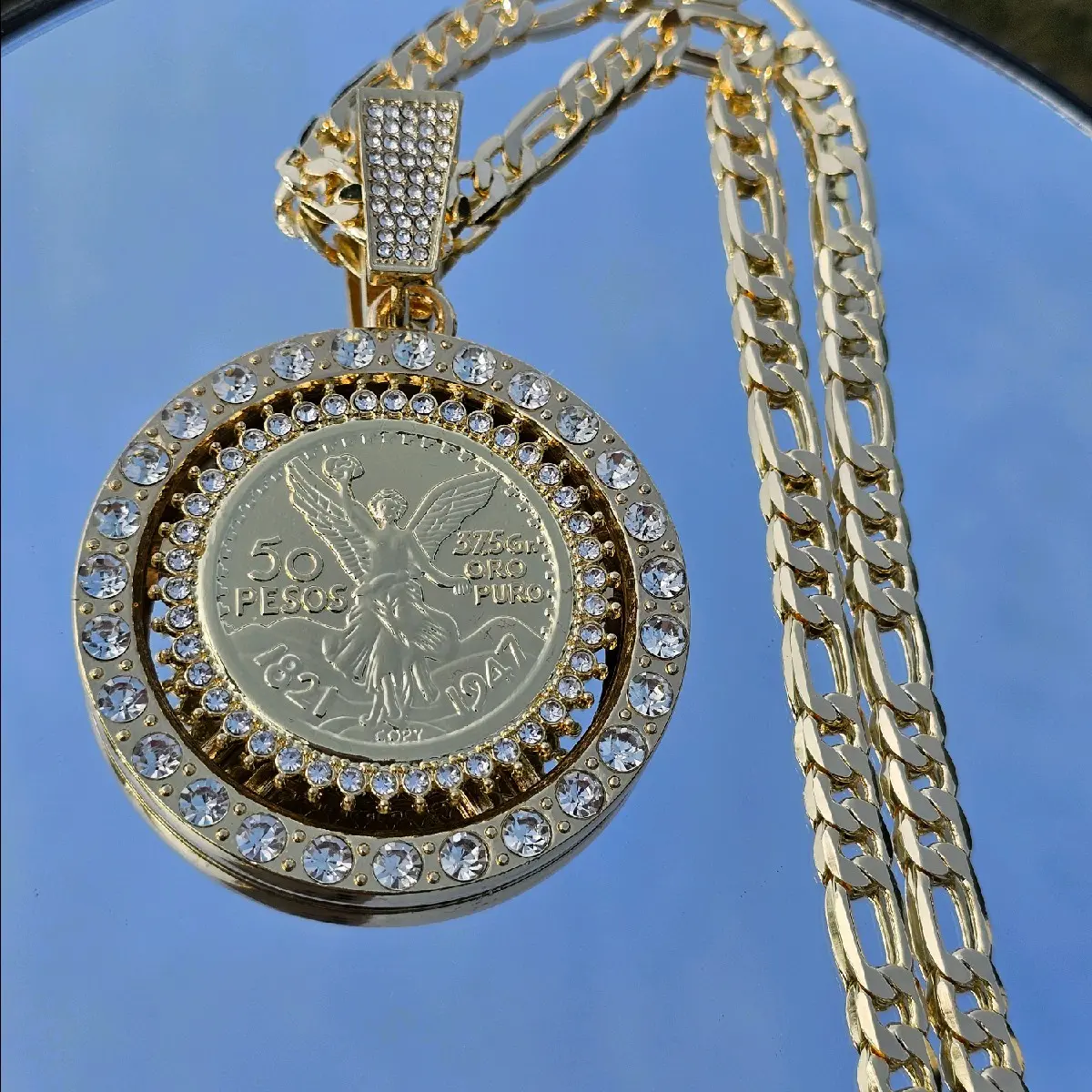 Centenario rotation necklace pendant Centenario rotation necklace pendant