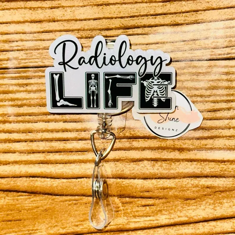 Radiology Life Badge Reel