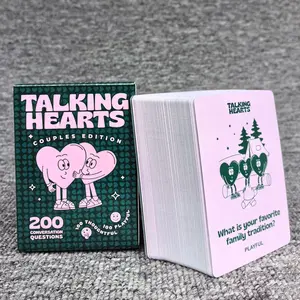 Couple Talk Cards Game, Perfect for Adult Friends or Couples, Fun Party Game, Best Valentine's Day Christmas Gift, Tabletop Games