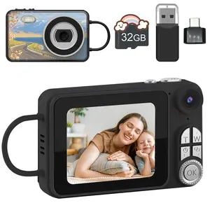 HD Digital Camera for Photography & Vlogging - Compact 48MP, with Built-in Flash, Includes With Card Reader&OTG - Ideal for Beginners, Live Streaming & Travel, Live Streaming Camera|Userfriendly Interface|Highresolution Camera, Portable Camera.