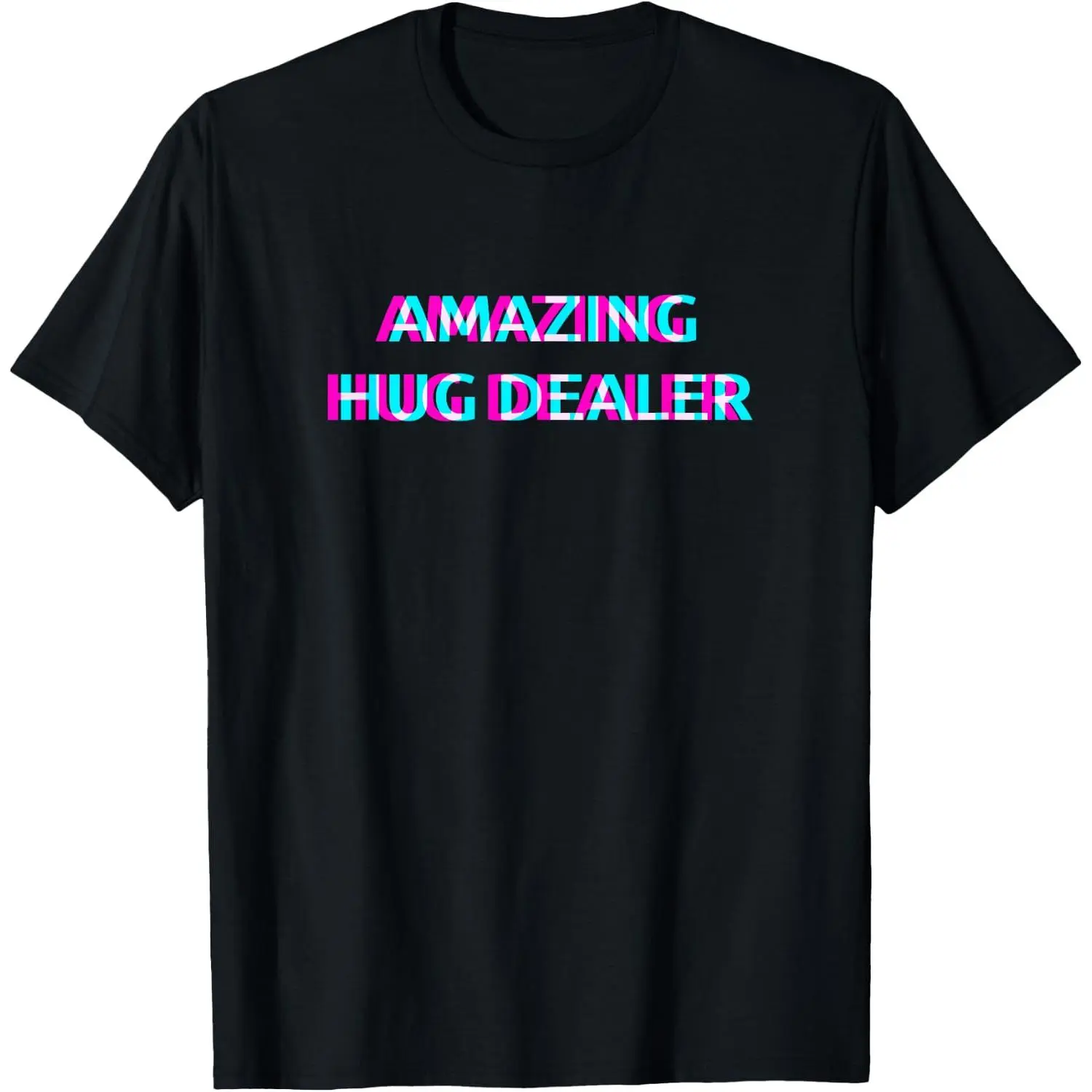 100%cotton Amazing Hug Dealer Hard Techno EDM Music Festival Raver T-Shirt
