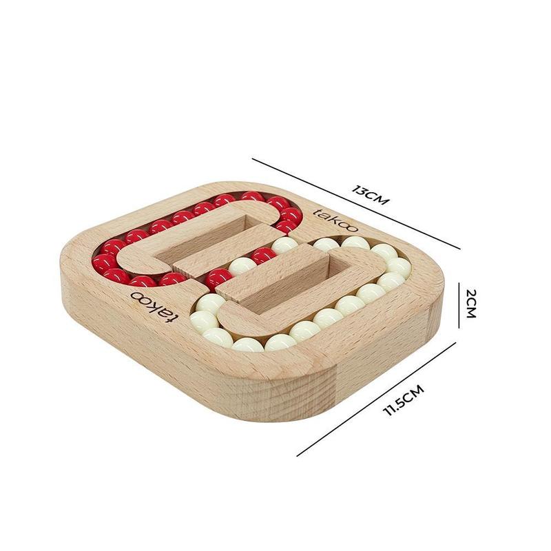 Takoo Rotating Magic Bean Fingertip, Rotating Magic Bean Fingertip Wood Puzzles, Funny Bean Brain Teaser, Cube Rotating Puzzle Fidget Toys