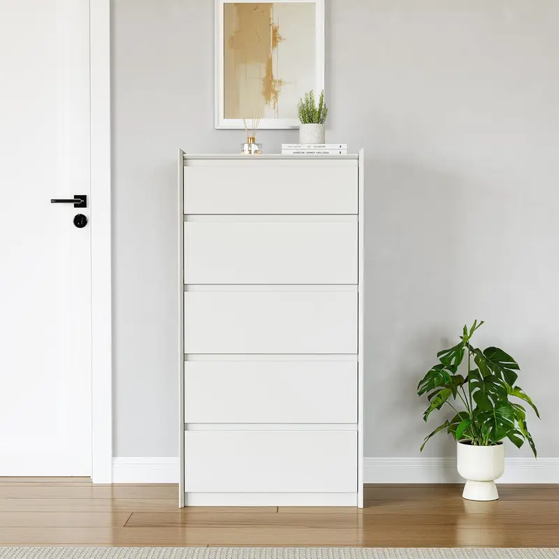 5 drawer white dresser - TikTok Shop