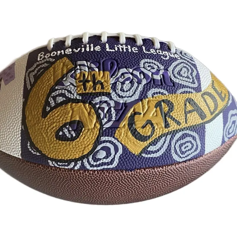 Petals & Pigskin Custom Football