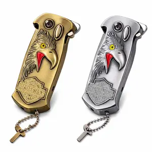 3-in-1  Windproof Lighter Set with Folding Knife & Bottle Opener – Refillable Butane Torch Lighter for Camping, Hiking, Survival, EDC Gear & Emergency Use (Butane Not Included)