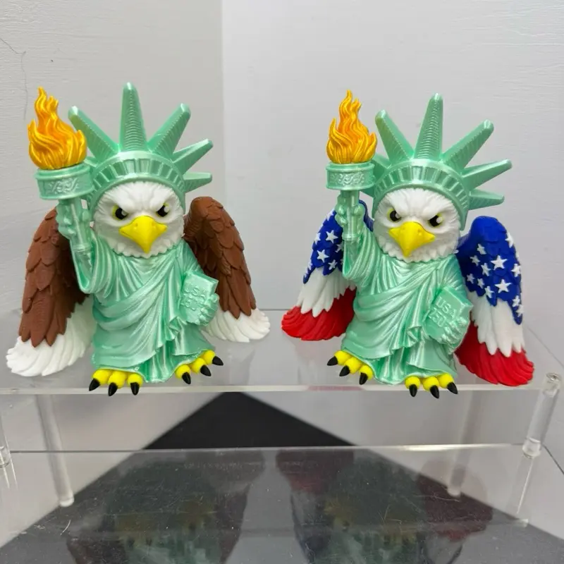 Statue of Liberty Eagle - Patriotic Freedom Decor for the 250th Independence Day Celebration