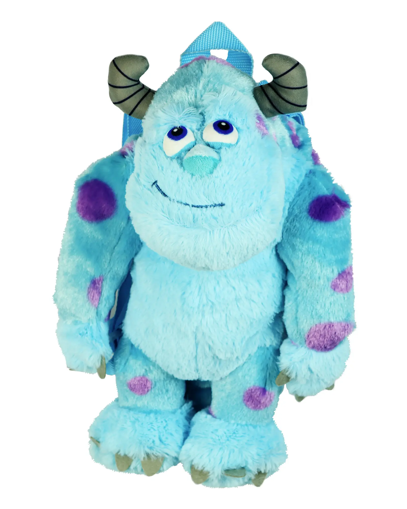 Disney Monsters Inc Backpack Sulley Character 12" Soft-Shell Bag with Adjustable Shoulder Straps