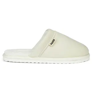 PUMA Womens Fluff Bx Slip On Casual Slippers Casual - Off White PUMA Womens Fluff Bx Slip On Casual Slippers Casual - Off White