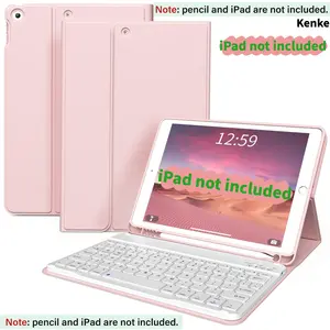 Kenke iPad Case Keyboard with Magnetic Bluetooth Keyboard, Multi-Angle Stand, Pencil Holder, Full Protection iPad 10th Gen Case, A16 iPad Case, Compatible with iPad 11th/10th Gen, iPad Air 11/13 Inch, Air 4/5/6/7, iPad 7/8/9