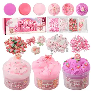 Rare Squishy Slime, Mother's Day Gift 3-Pack 200ml Ink Slime Kit – Butter, Cloud & Crunchy Texture, Non-Sticky Soft Slime Toy for Kids 8–12