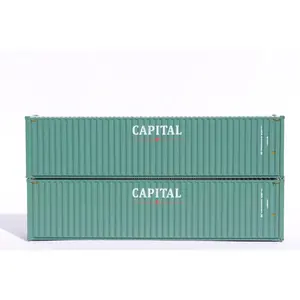 Jacksonville Terminal Company 405017 CAPITAL 40' HIGH CUBE containers with Magnetic system, Corrugated-side. JTC # 405017, N Scale