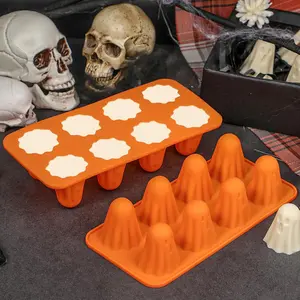 Halloween Silicone Spooky Molds, Evil Spirit Design, Nonstick Material, Easy Release for Soaps, Lotions, Themed Treat Making | Soap Making Supplies, Party Decorations, Trick or Treat, Haunted House, Halloween Accessories