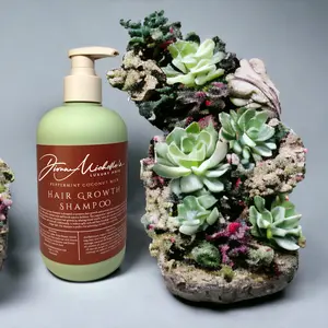 Dionne Michelle's Luxury Hair Peppermint Coconut Milk Hair Growth Shampoo Haircare Nourishing Cleanser