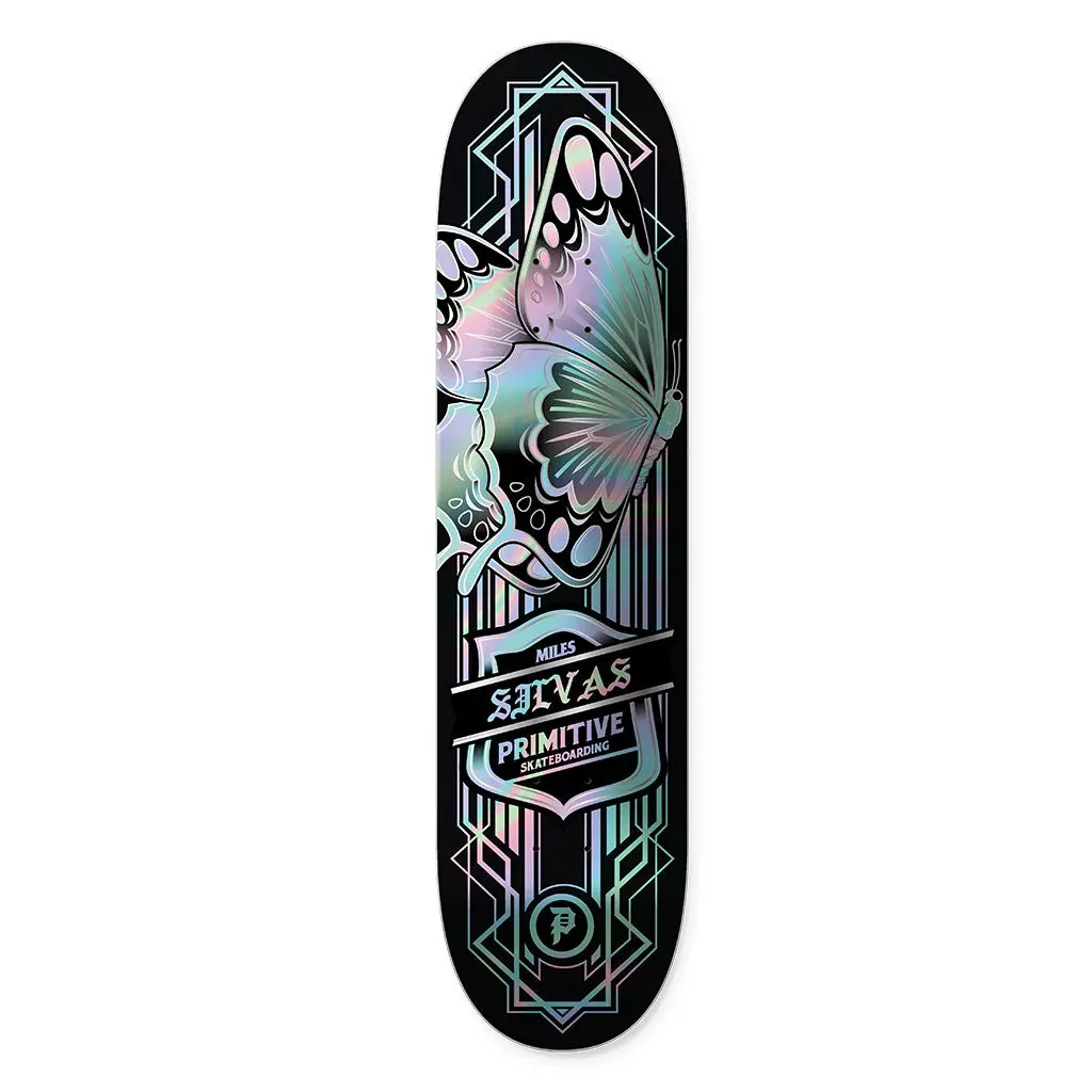 Primitive Skateboarding Decks Silvas Butterfly Spectra, 8.25" & 8.5"
