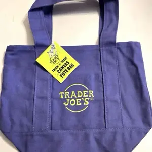 NWT Trader Joe's Mini Halloween Canvas Tote Bag Chose 1 Color