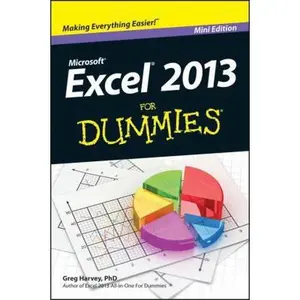 USED-Microsoft Excel 2013 for Dummies by Harvey, Greg (Paperback)