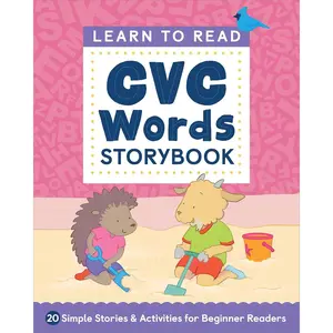 Learn to Read: CVC Words Storybook: 20 Simple Stories & Activities for Beginner Readers Paperback – October 25, 2022