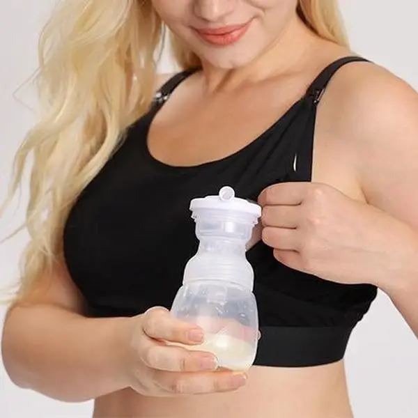 Momcozy Pumping Bra, Hands Free Pumping Bras for Women Supportive Free Nursing Bra HF008, Adjustable Nursing Bra Comfortable YN08 1 Pack tiktok shop