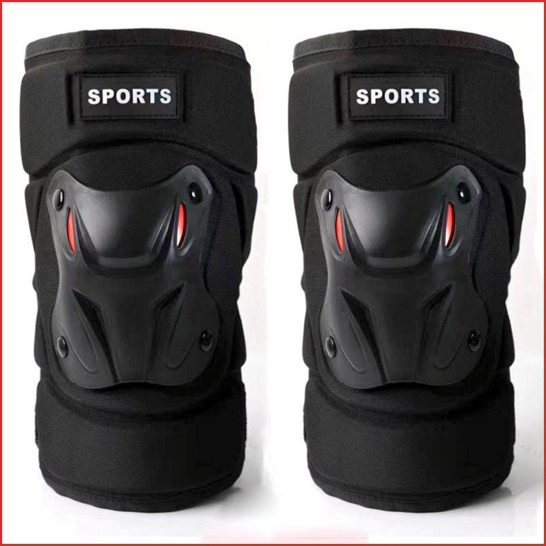 Motorcycle & Electric Vehicle Elbow + Knee Pads - Anti-Fall Protective Gear for Delivery Rides, Outdoor Sports