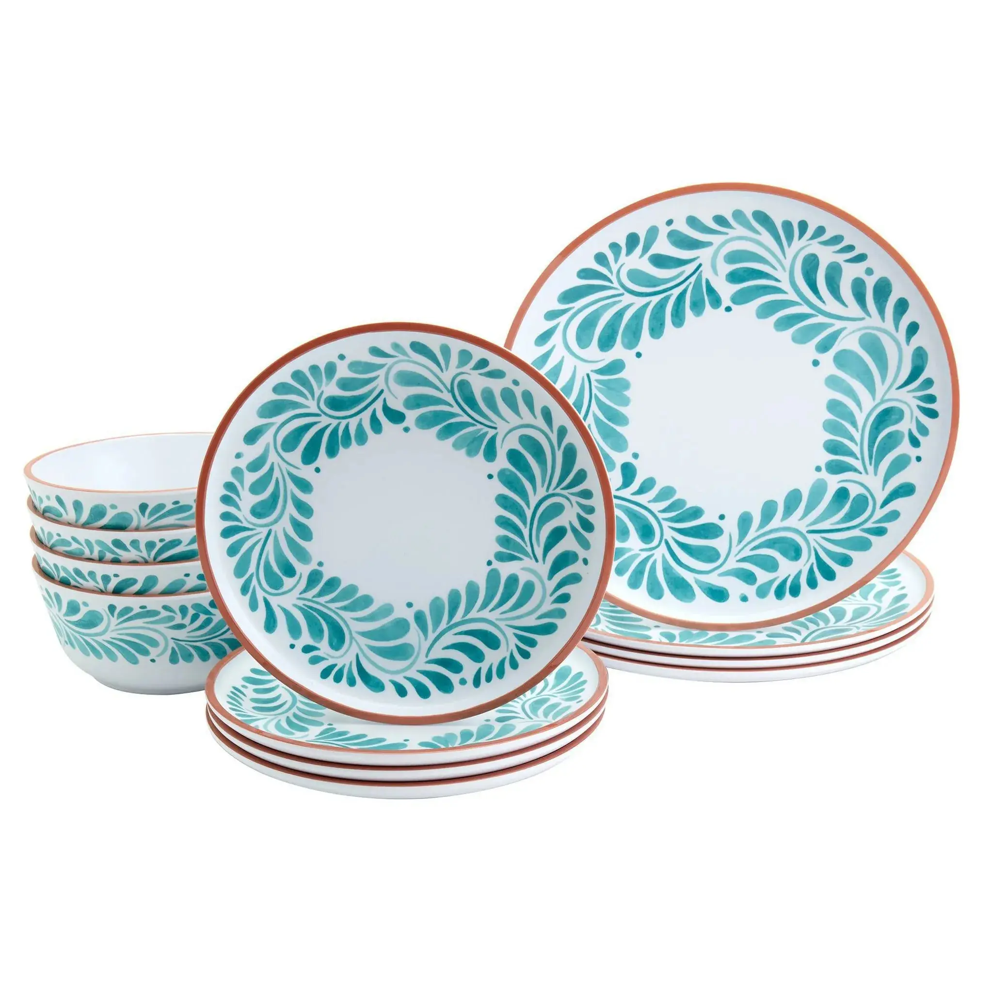 Melamine Dinnerware Set - Blue
