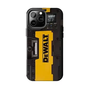 DEWALT Construction Enthusiast Phone Case Rugged Gear Design for iPhone 17 - 12 Pro Max Plus Mini
