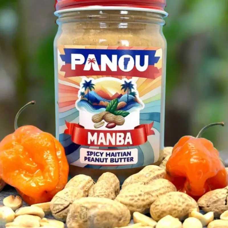 Manba Pike Spicy Habanero Peanut Butter Spread - Smooth Ground Roasted Peanuts, Cinnamon Infusion, Gluten-Free, High-Protein Snacks for Adults, Spicy Snacks Nuts, Dips for High Protein Meals, Extra Spicy