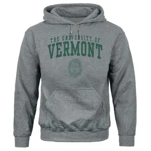 University of Vermont Heritage Hooded Sweatshirt (Charcoal Grey)