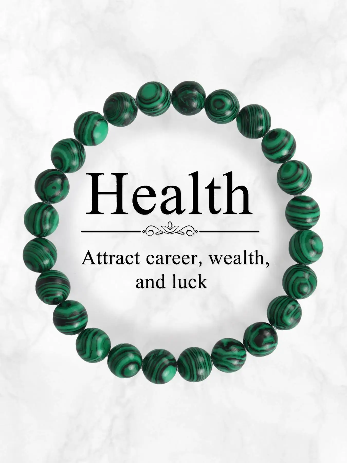 Natural Stone Beaded Bangles Bracelets, Fashionable Jewelry for Women & Men, Trendy All-match & Exquisite Jewelry for Birthday Gift, Bracelets Stack