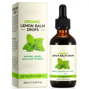 Lemon Balm - Pure Formula, Easily Absorbed for Relaxation, Organic Lemon Balm Drops for Man and Woman 2 Oz