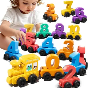 Magnet Number Train Set for Toddlers 3-4 Years Old - Counting Toy, Color Sorting Toy, Preschool Educational Activities, Learning Toy, Train Birthday Gifts for Boys Girls