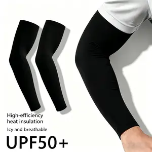 Summer Outdoor Sport Cooling Arm Sleeves, Regular Fit, UV Sun Protection, Breathable Moisture-Wicking, Men Women for Cycling Running Driving Outdoor Activities outdoorfun