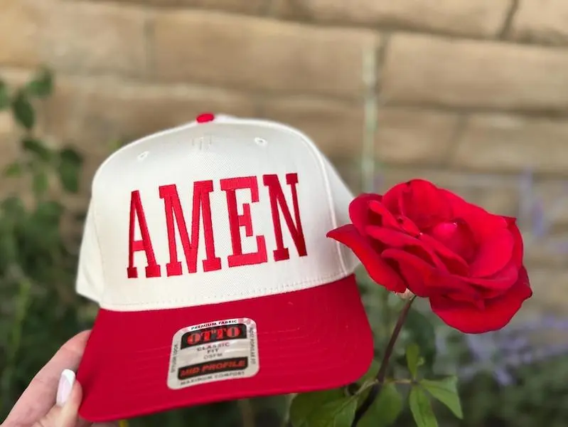 Embroidered AMEN Trucker Hat