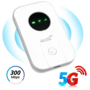 2026 4G/5G portable wifi hotspot for travel,Portable WiFi Hotspot, Wireless Wifi Hotspot, 300Mbps High-Speed tmobile hotspotobile Internet,  Rechargeable Battery, Compact & Lightweight Design ,wifi hotspot devices for travel