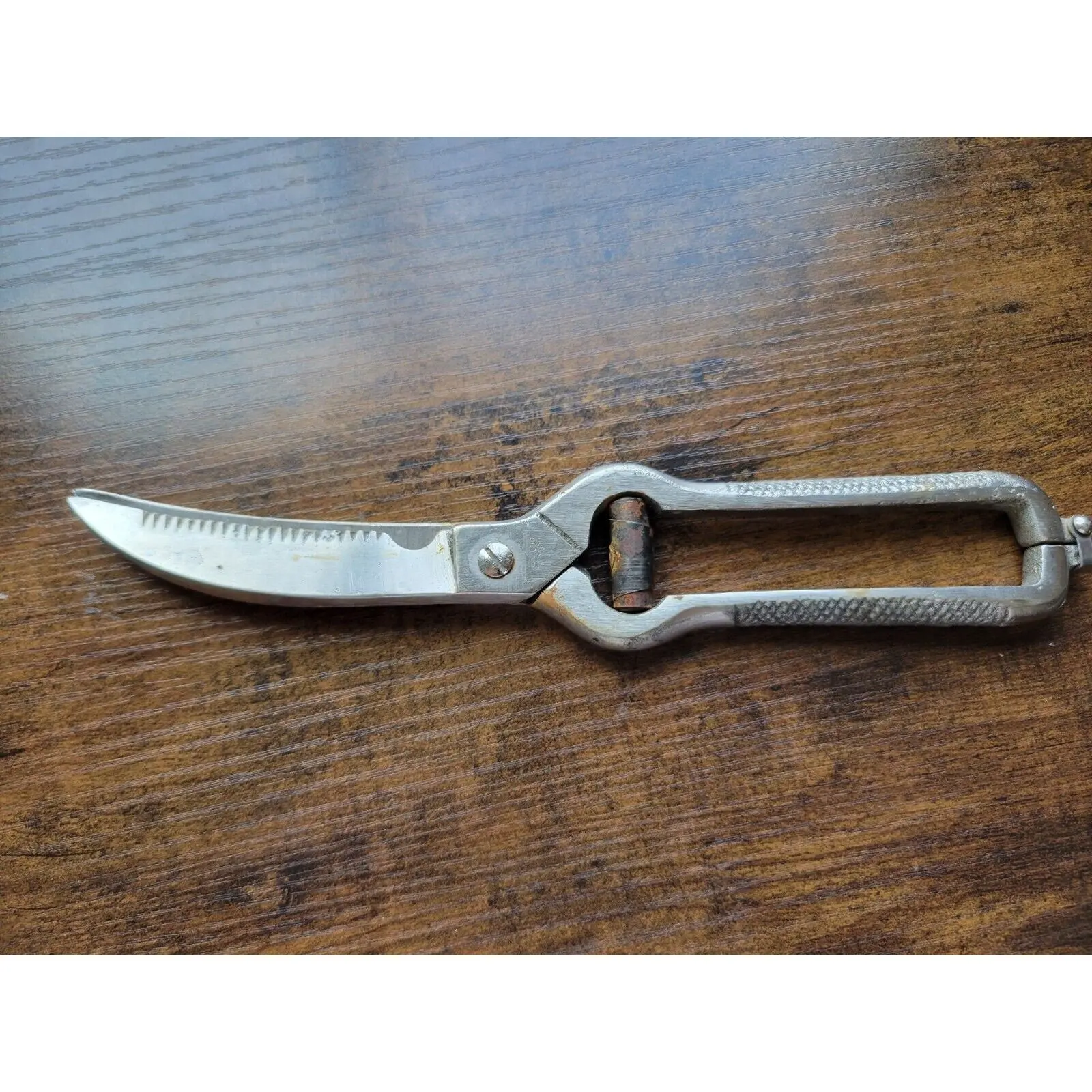 Vintage Ekco Locking Stainless Steel Poultry Shears 9" - Made in Japan