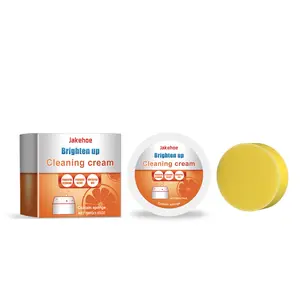 Jakehoe Whitening Cleaning Cream, Multi-Functional Cleaning Cream Kitchen Range Hood Living Room Toilet Decontamination Remove Stains